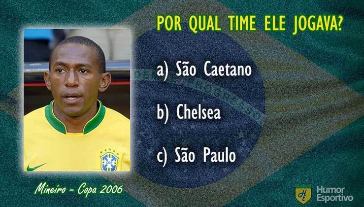 Qual clube Mineiro defendia quando foi convocado para a Copa do Mundo 2006?