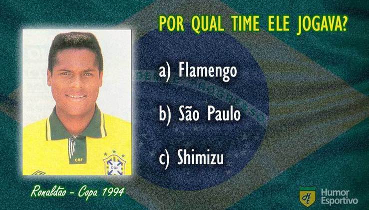 Qual clube Ronaldão defendia quando foi convocado para a Copa do Mundo 94?