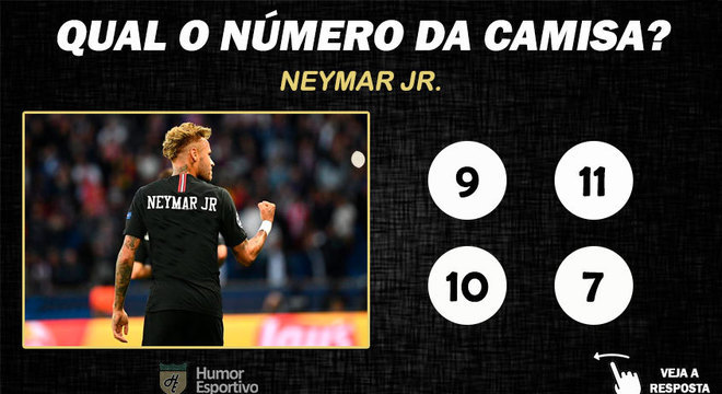 Qual o nmero da camisa de Neymar no PSG?