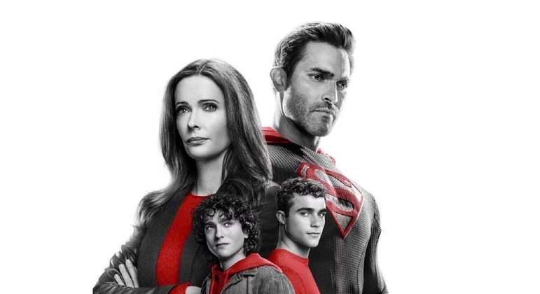 Quarteto protagonista de Superman e Lois