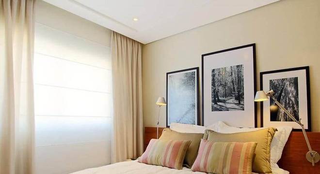 quarto com cores neutras