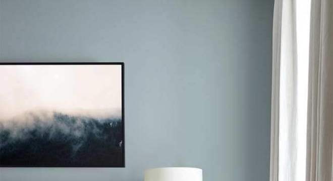 Quarto de casal azul claro 