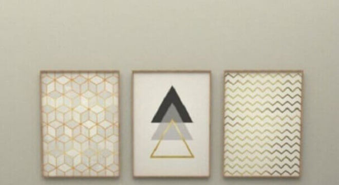 quarto de casal decorado com cabeceira cinza e quadros tumblr 