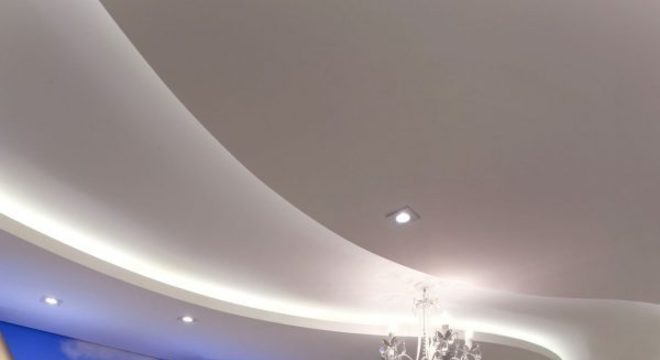 Quarto de luxo com sanca