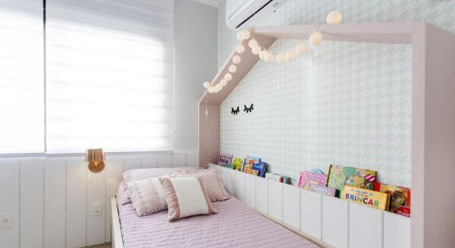 quarto de menina com cama casinha