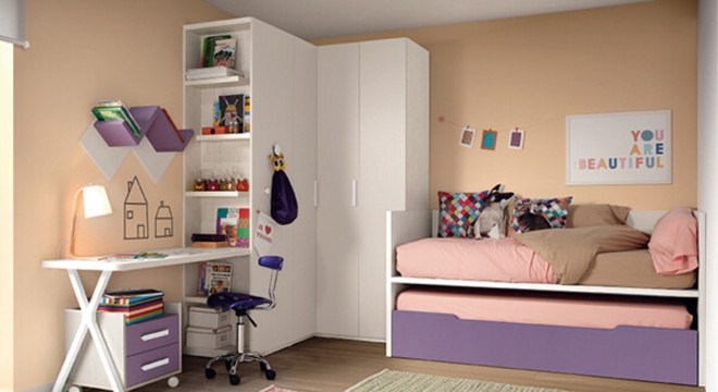 Quarto infantil planejado de menina