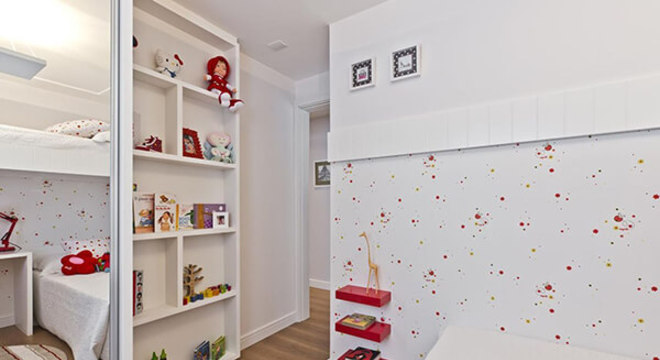 Quarto infantil planejado delicado