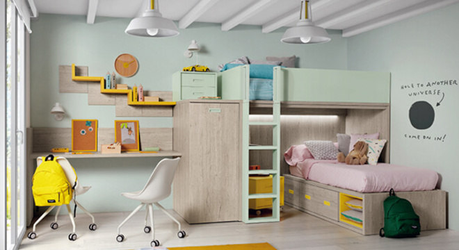 Quarto infantil planejado para meninas