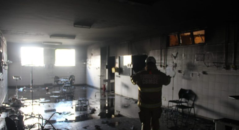 Incêndio em UPA de Aracaju