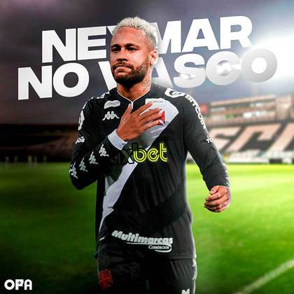 Que tal Neymar vestindo a camisa do Vasco da Gama? Deu match, hein?!
