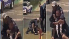 Motorista tem braço quebrado após discutir com policial em blitz, no MT