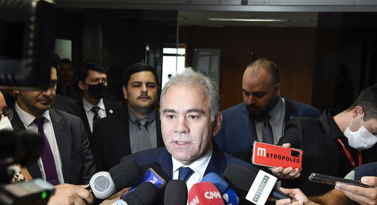 Ministro da Saúde, Marcelo Queiroga, no Senado