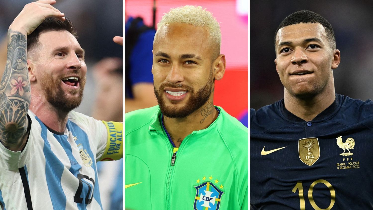 Neymar, Mbappé, Messi: confira quem são os candidatos ao prêmio de