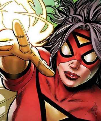 Quem também surgiu em 1977 é a Mulher-Aranha. Ela tem poderes parecidos com o tão famoso personagem vivido por Peter Parker. Seu traje é marcante e poderia ser bem aceito pelos fãs atuais da Marvel.