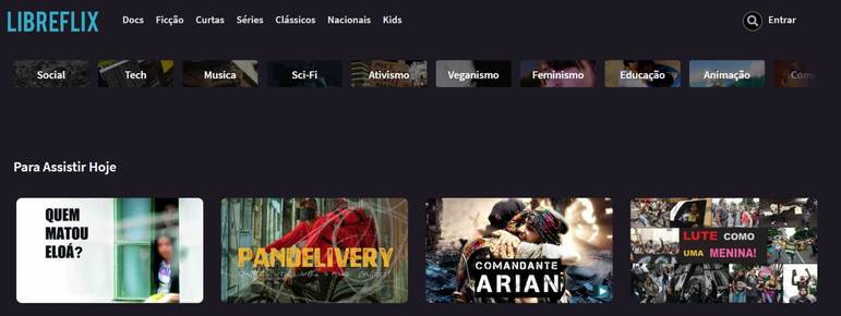 Conheça o Libreflix, plataforma de streaming gratuita - Olhar Digital