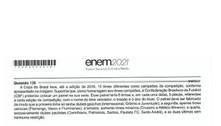 Inep divulga gabarito oficial do Enem e anula questão de matemática