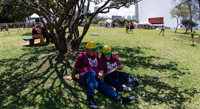 Juntos há 36 anos, Valter e Eurides foram ao evento aprender ainda mais sobre a vida a dois