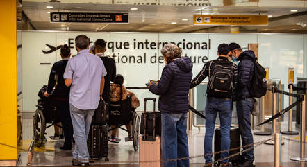 Movimentação de passageiros no aeroporto de Guarulhos