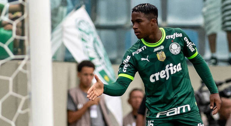 Endrick fez o primeiro gol de 2023 na primeira partida da final do Paulistão