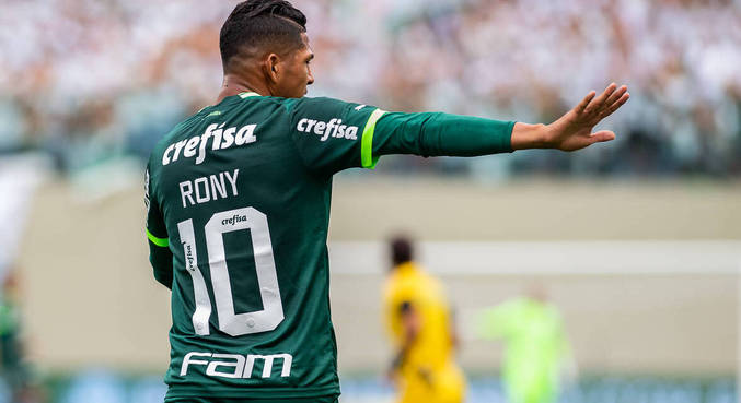 Rony foi o artilheiro do Palmeiras no Paulistão 2023, com seis gols