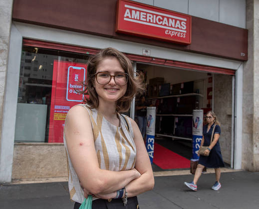 São Paulo, SP - 20.01.2023 - Americanas, recuperação judicial - Loja Americanas express, da av. Paulista, trabalha normalmente apesar d pedido de recuperação judicial. Foto Edu Garcia/R7