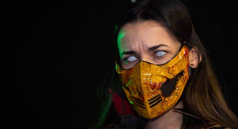 São Paulo, SP – 06.10.2022 – BGS22, Brasil Game Show -  BGS, maior evento para o mundo dos gamers no Expo Center Norte, produtos, acessórios, jogos, cosplayers e stands das mais importantes marcas dos nerds. Foto Edu Garcia/R7