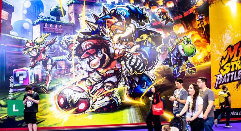 Estande da Nintendo na BGS 2022  