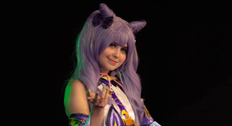 São Paulo, SP – 06.10.2022 – BGS22, Brasil Game Show -  BGS, maior evento para o mundo dos gamers no Expo Center Norte, produtos, acessórios, jogos, cosplayers e stands das mais importantes marcas dos nerds. Foto Edu Garcia/R7