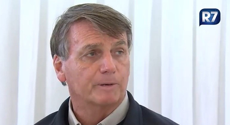 O presidente Jair Bolsonaro deu entrevista exclusiva à Record TV