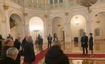 Presidente Jair Bolsonaro faz visita guiada ao Kremlin