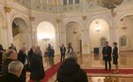 Presidente Jair Bolsonaro faz visita guiada ao Kremlin