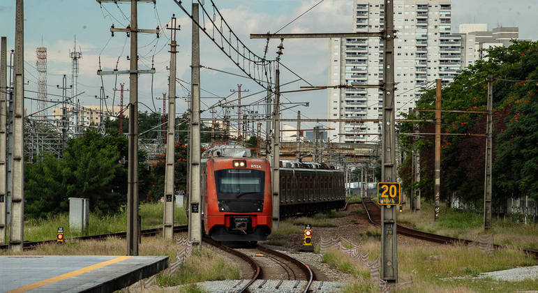 Trem da CPTM, em São Paulo