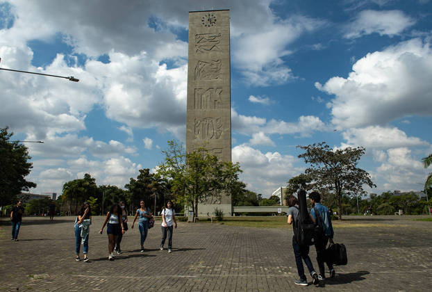 São Paulo, SP - 02.05.2022 - Cidade Universitária, USP - campus universitário, maior escola pública do país, situado no bairro Butantã, zona  Oeste da cidade. Foto Edu Garcia/R7