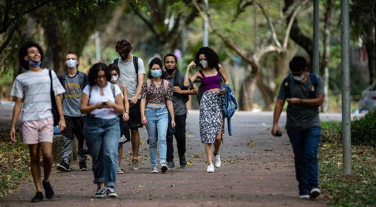 São Paulo, SP - 02.05.2022 - Cidade Universitária, USP - campus universitário, maior escola pública do país, situado no bairro Butantã, zona  Oeste da cidade. Foto Edu Garcia/R7