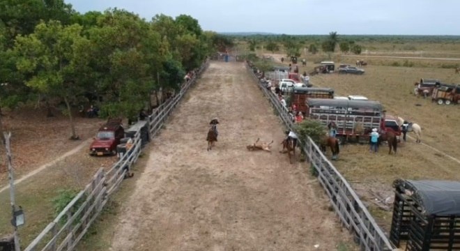 Vaquejada é o principal “esporte” praticado no estado de Arauca (Divulgação/Record TV)