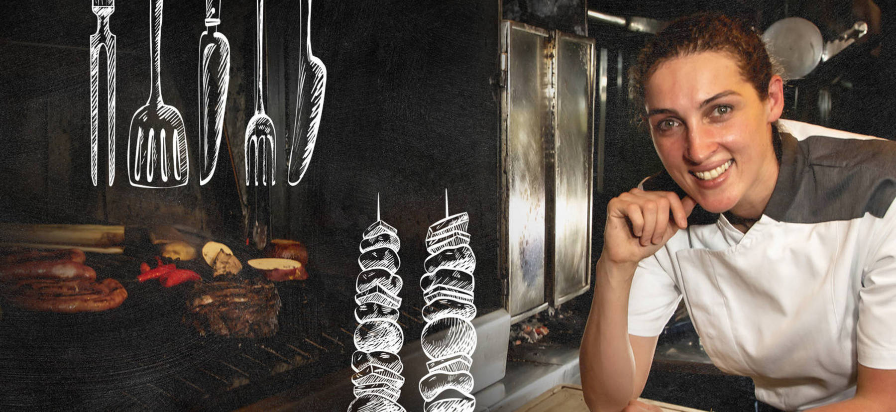 Priscila Deus comanda a gastronomia do grupo Pobre Juan (Arte/R7)