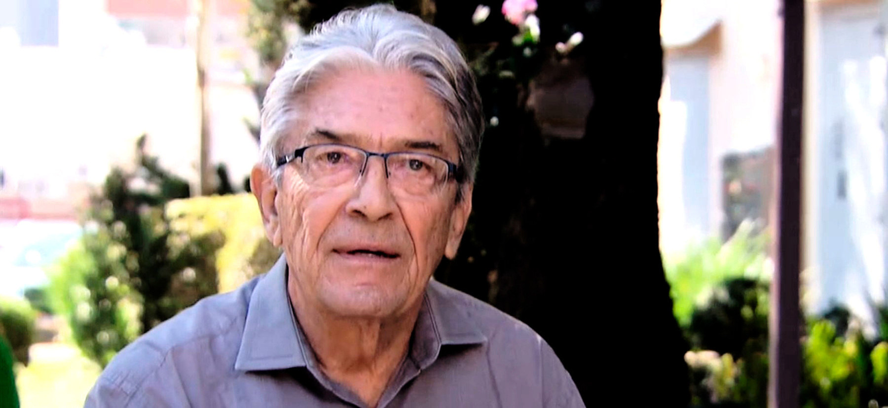 Afonso Mônaco completou a marca de 50 anos de reportagem em 2023 (Reprodução/Record TV)