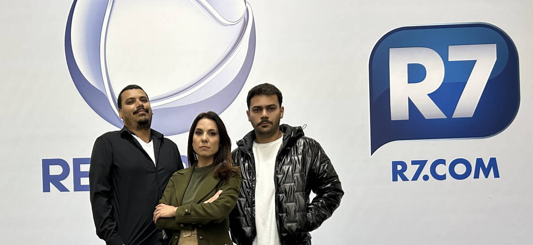 A repórter Ingrid Griebel, o editor Rodrigo de Andrade e o produtor Gabriel Alves trabalharam durante dez dias nas reportagens especiais (Divulgação)