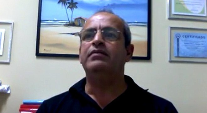 Giovanni Gomes de Araújo, secretário de tributação de Extremoz, foi alvo de um atentado a tiros em agosto de 2013 quando estava na formatura de seu filho (Reprodução)