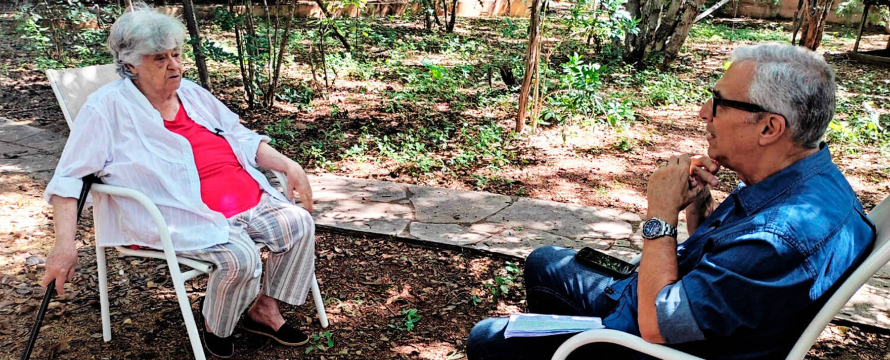 Arqueóloga e pesquisadora, Niède Guidon é a idealizadora do parque (Reprodução/Record TV)