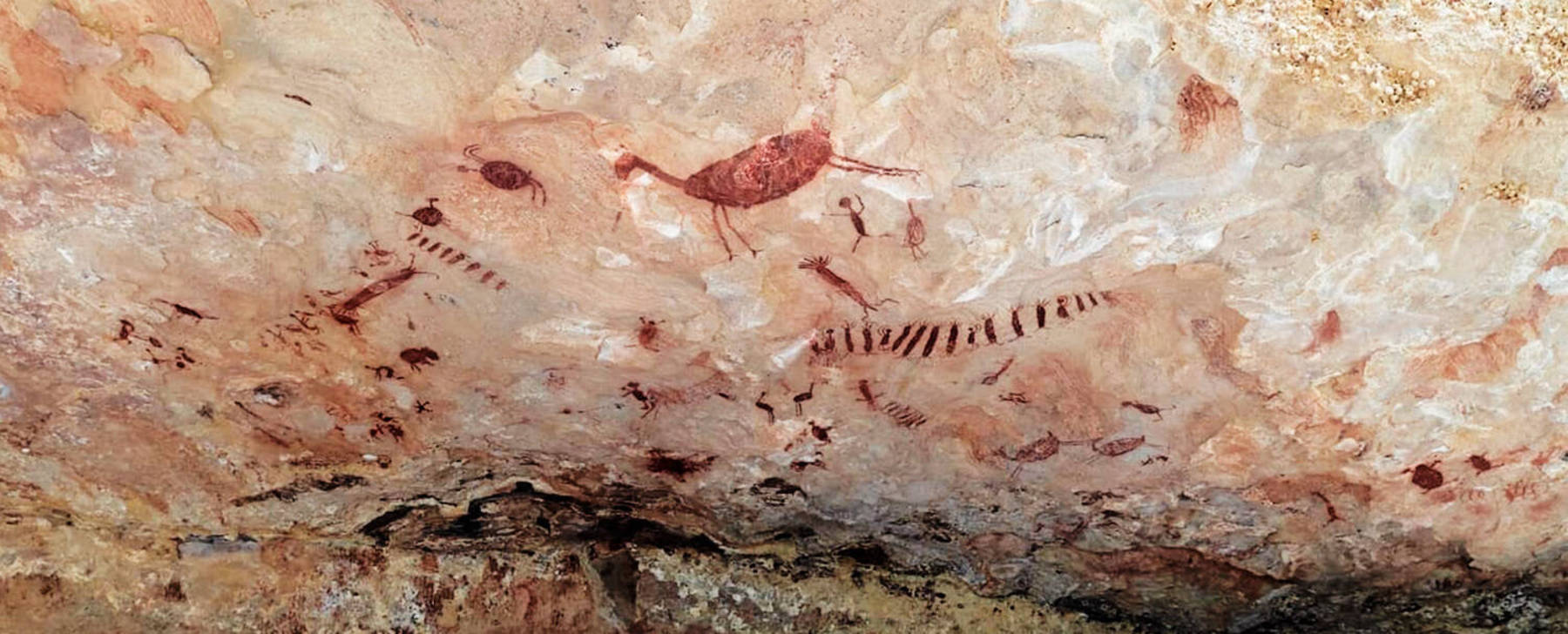 O parque tem a maior e mais antiga concentração de sítios pré-históricos da América (Reprodução/Record TV)