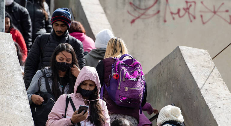 A sensação será de frio, potencializada pelos ventos úmidos que sopram do mar