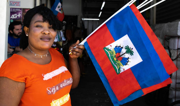 Grande concentraçao de imigrantes haitianos na região do Cambuci, São Paulo. Foto Edu Garcia/R7
