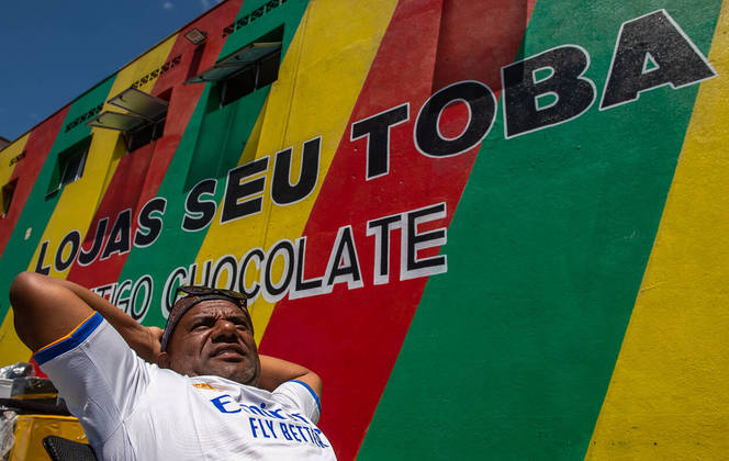 São Paulo, SP - 27.01.2023 - Hora 7 -  Lojas do Seu Toba -  Pascoal Souza Silva, proprietário das Lojas do Seu Toba, Guarulhos.  Foto Edu Garcia/R7