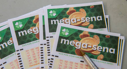 Cada aposta simples na Mega-Sena custa R$ 5
