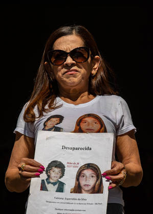 Ivanise Esperidião, fundadora do grupo Mães da Sé, ainda busca pela filha, que está desaparecida desde 1995
