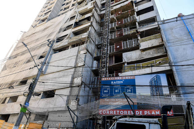 São Paulo, SP - 19.05.2023 - Metrô _ Linha 6 - Laranja. Obras do metrô, linha 6-laranja e vários lançamentos imobiliários na região. Foto Edu Garcia/R7