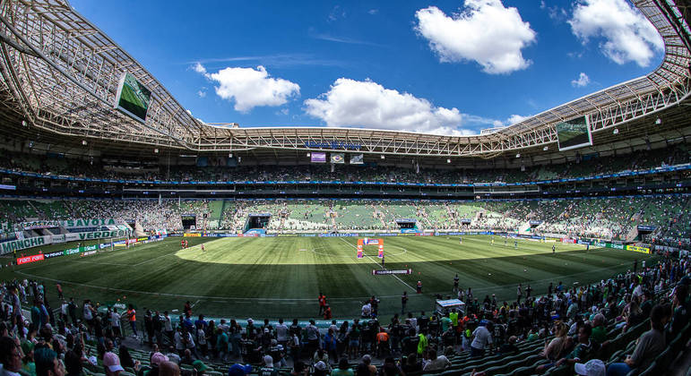 Allianz Parque recebendo partida do Campeonato Paulista