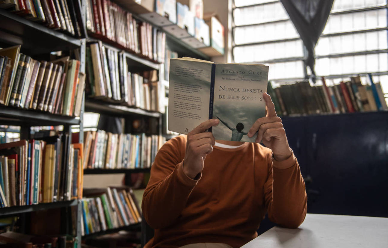 Segundo o governo federal, 43% das penitenciárias não têm biblioteca (Edu Garcia/R7 - 10.06.2022)