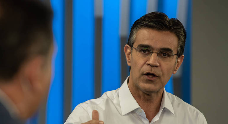 Rodrigo Garcia (PSDB) participa de sabatina com candidatos ao Governo de SP na Record TV